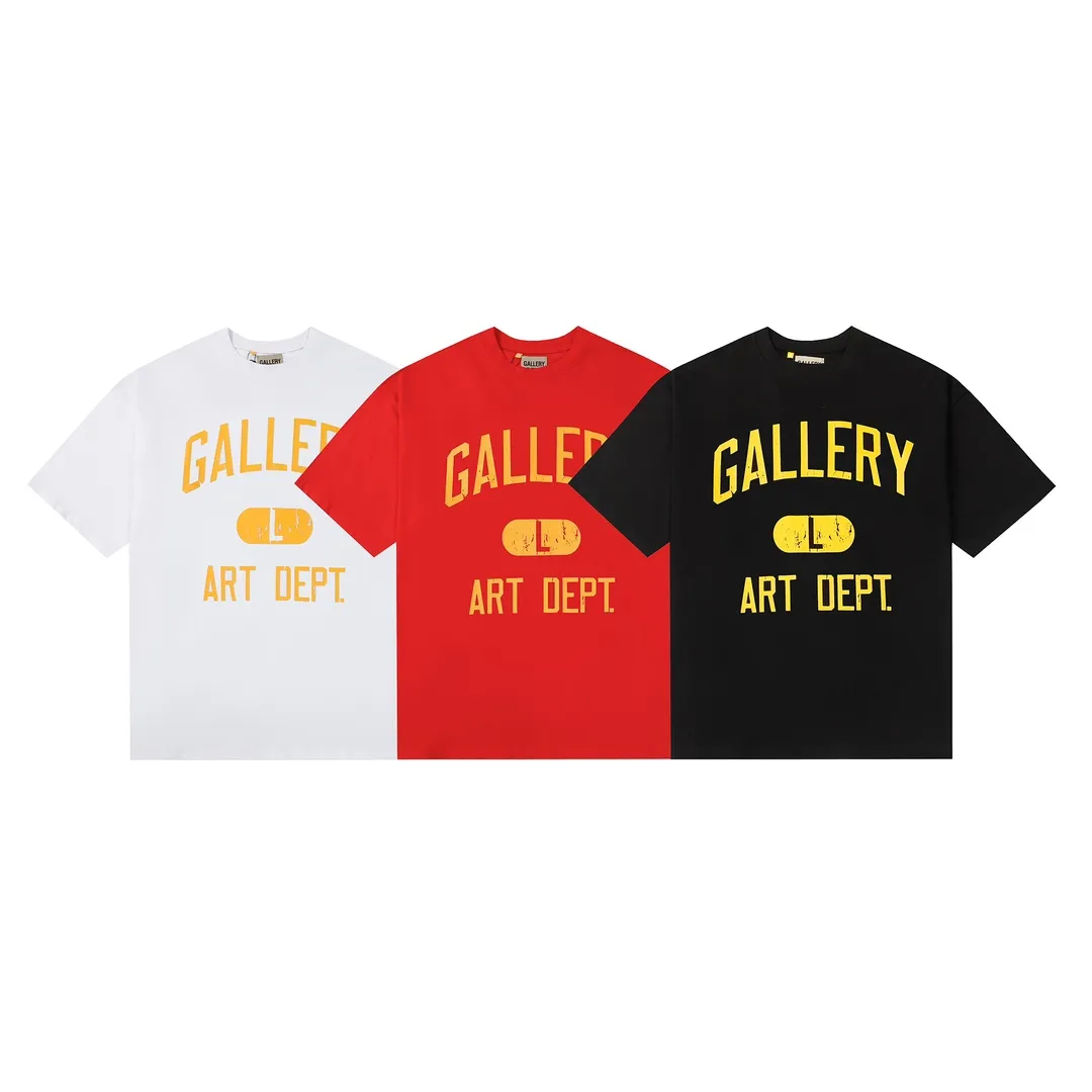 GALLERY.DEPT Summer new short-sleeved style No.: D3140#P106 Color: Black Red White Size: S M L XL